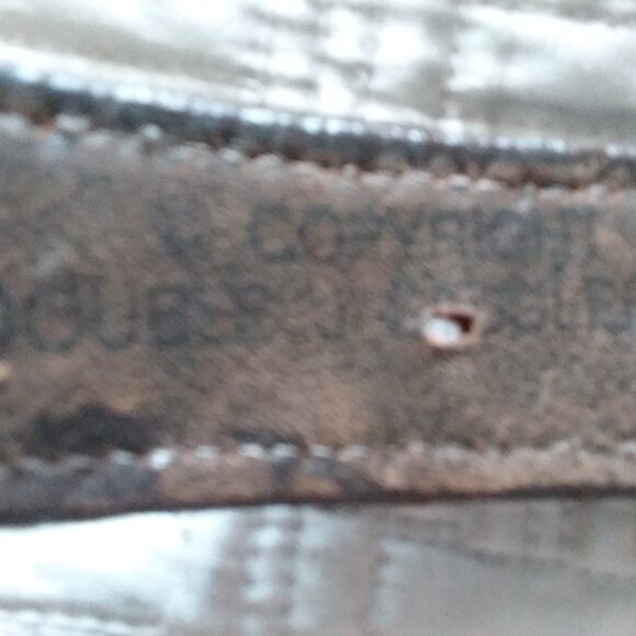 Rare Double J Saddlery H Western Leather Belt with studs and metal cross shields - Picture 6 of 7